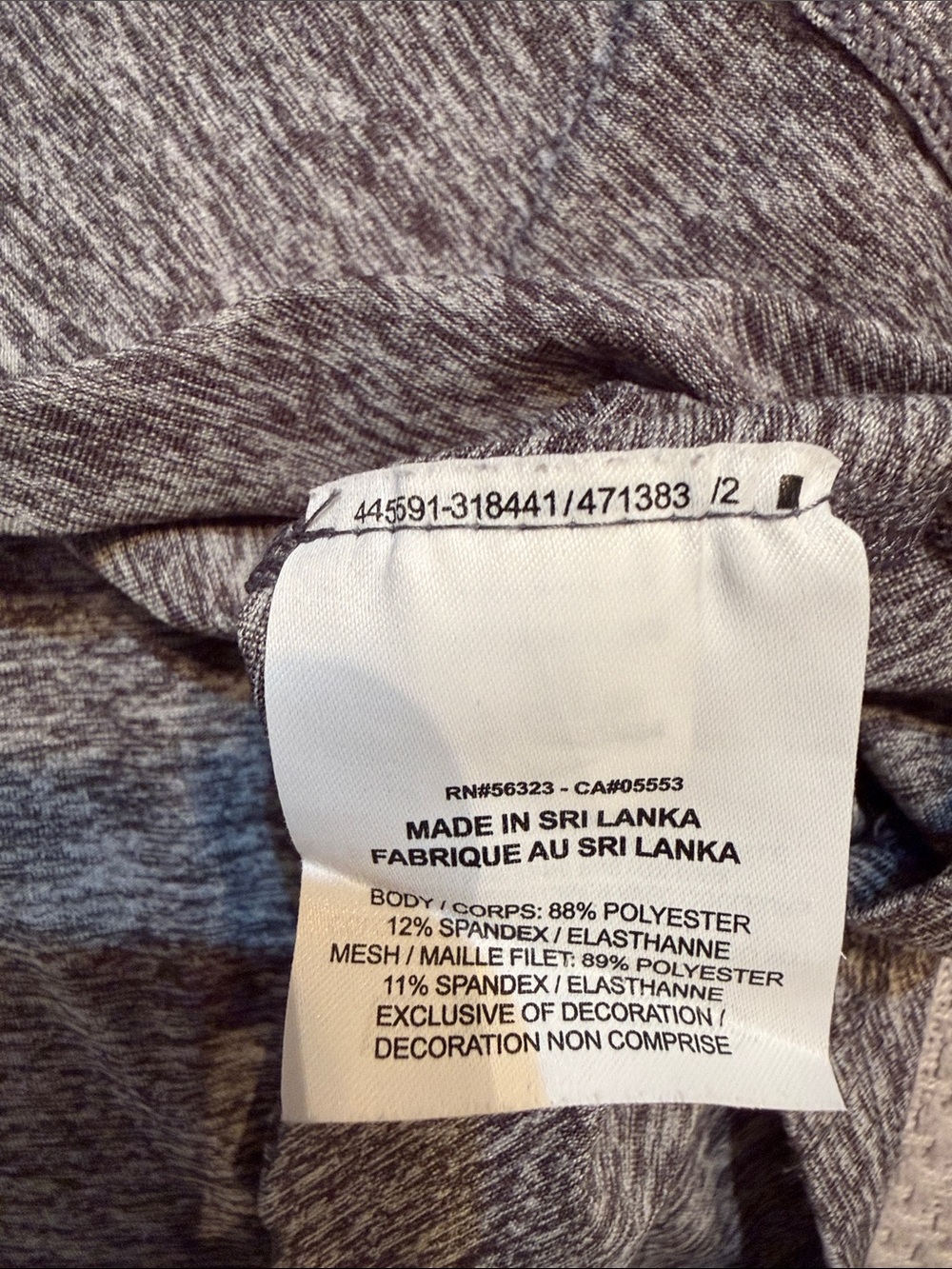 Nike Gray Heather Half-Zip Performance Top - Picture 4 of 4